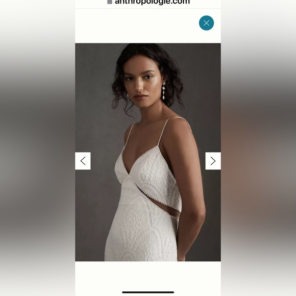 Anthropologie Rish  Flora Wedding Gown- NWT size 4- never worn tried on once - Picture 2 of 10